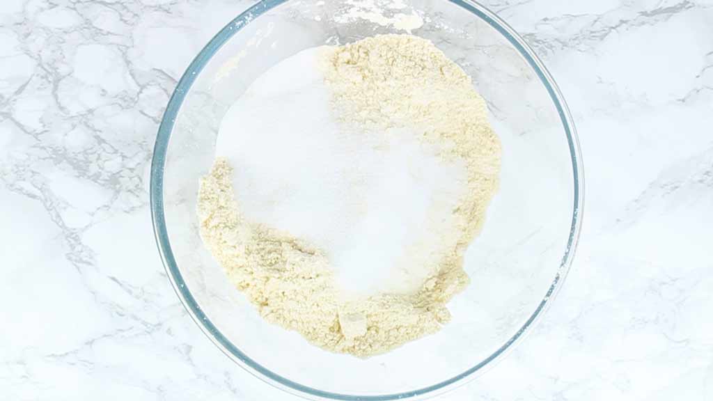 sugar and breadcrumbs in bowl