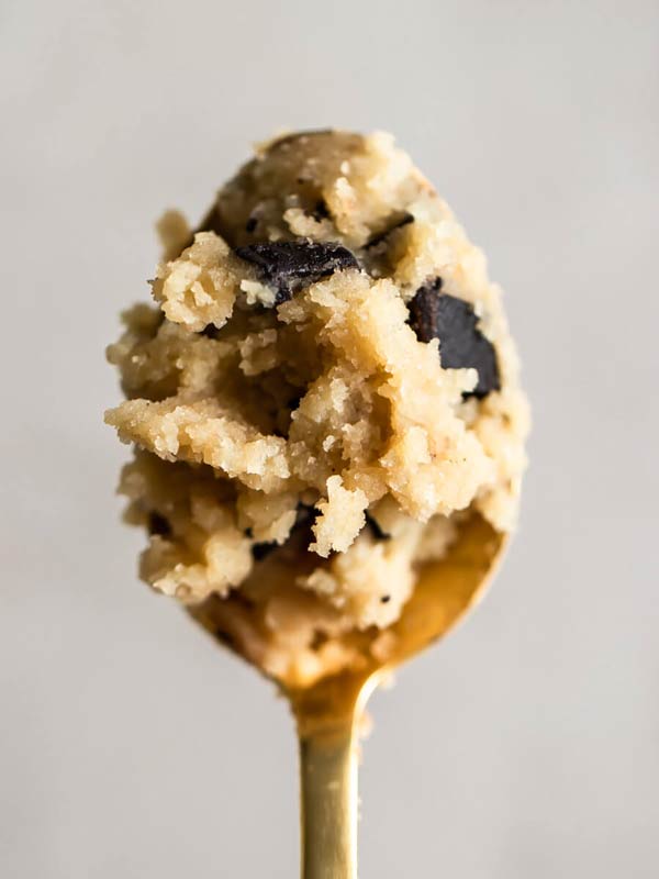 a spoonful of cookie dough