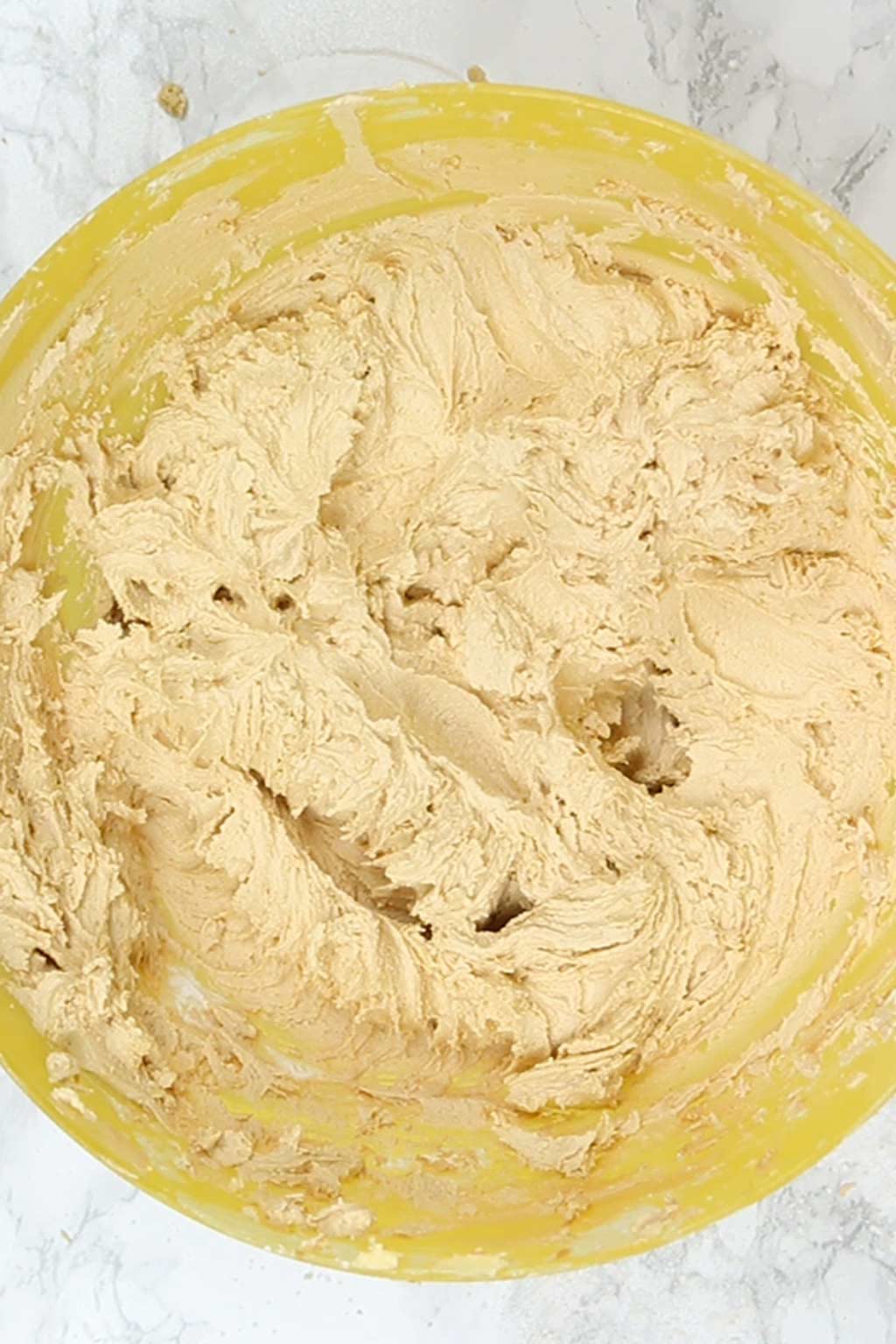 buttercream in a bowl