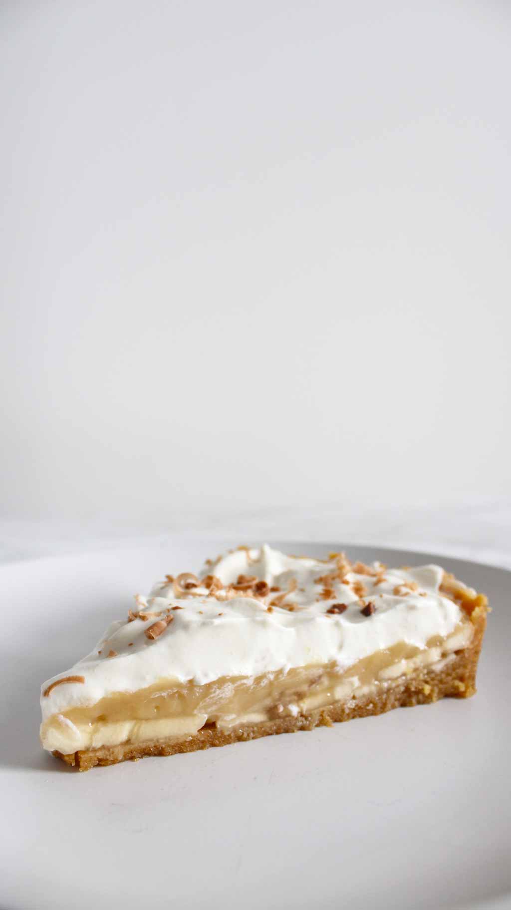 Slice Of Banoffee Pie On A Plate
