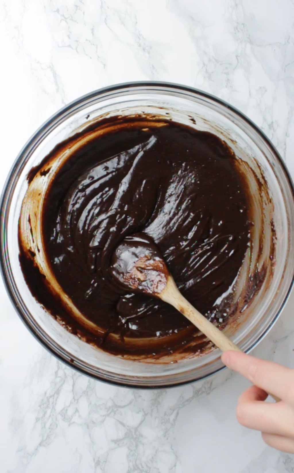 Brownie Batter in a bowl
