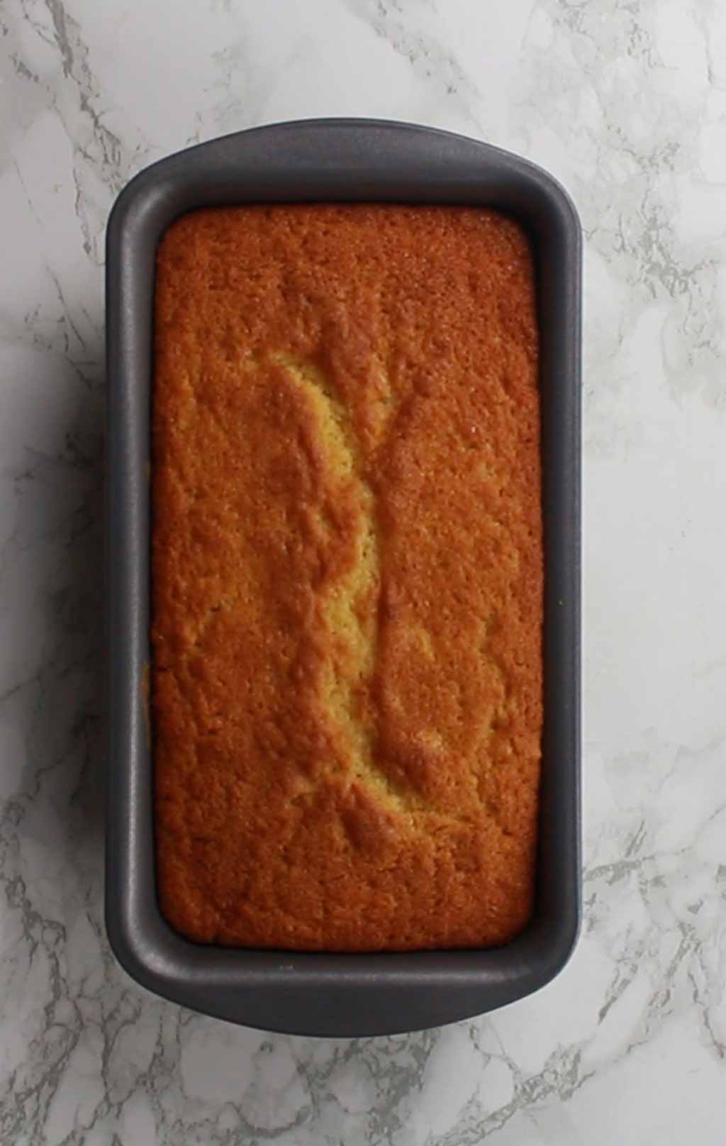 Baked Cake In Loaf Tin