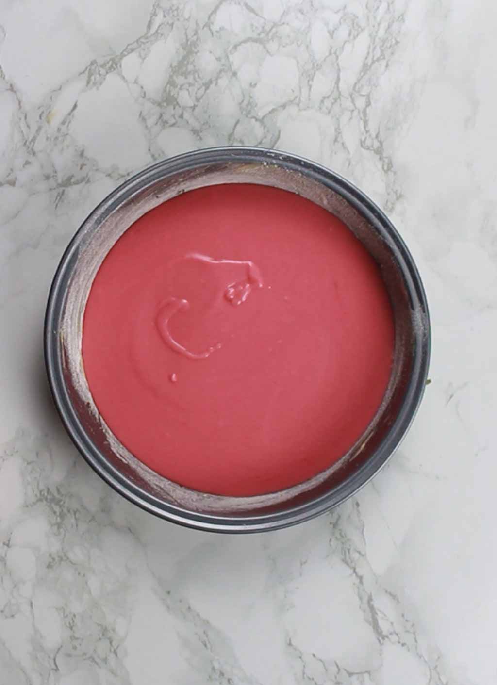 Pink Cake Mix In A 7inch Tin
