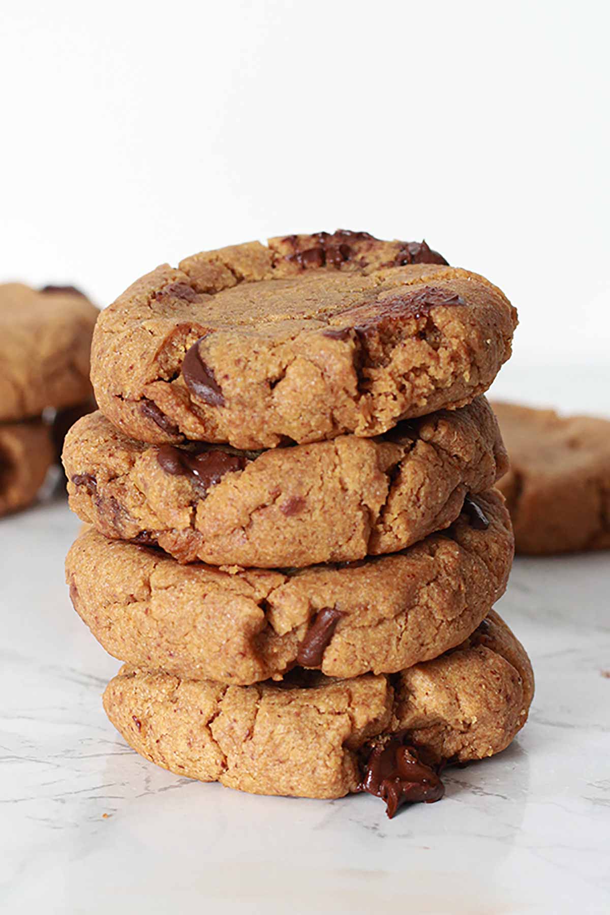 Stack Of 4 Almond Butter Cookies