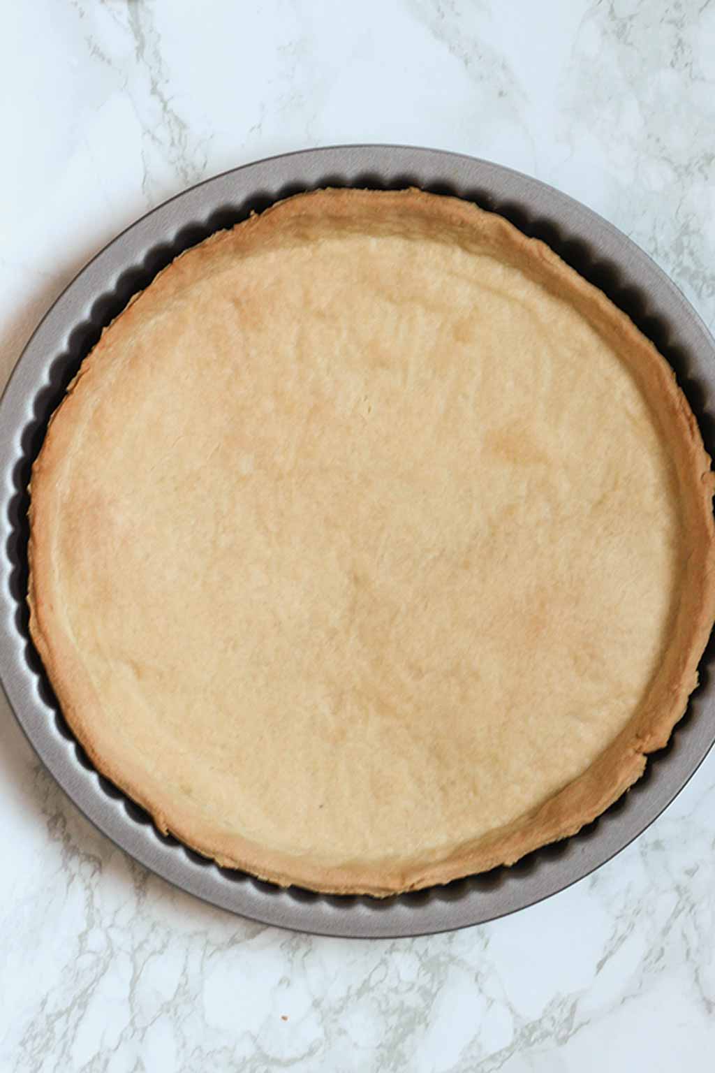 Baked Pastry Crust In Tin