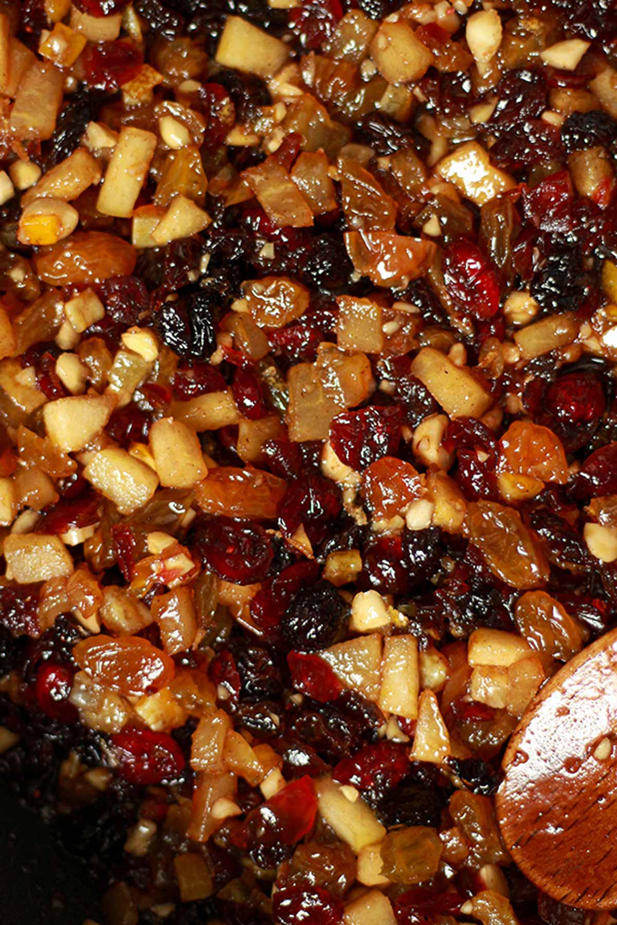 Close Up Of Vegetarian Mincemeat After Cooking