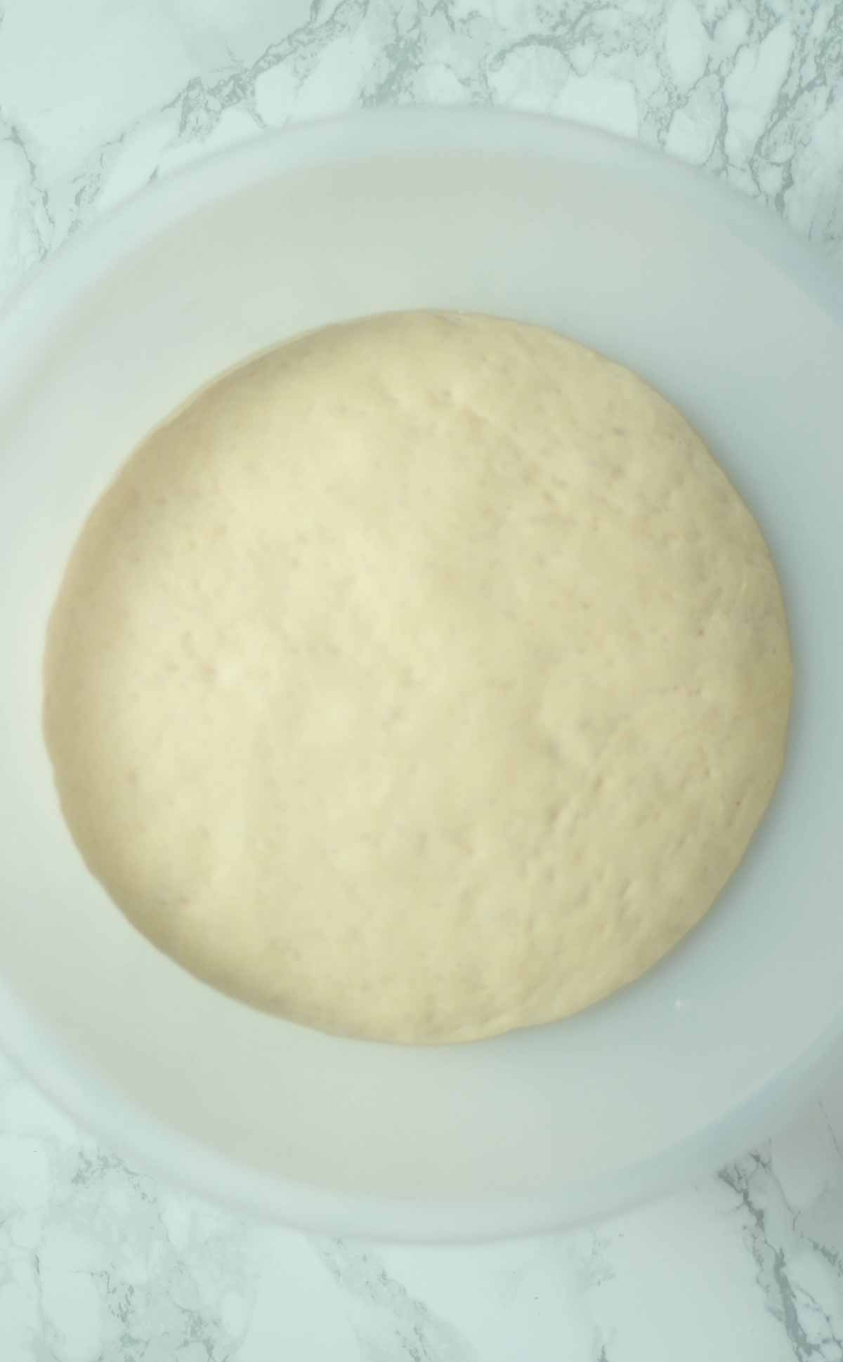 Proofed Dough In A Bowl