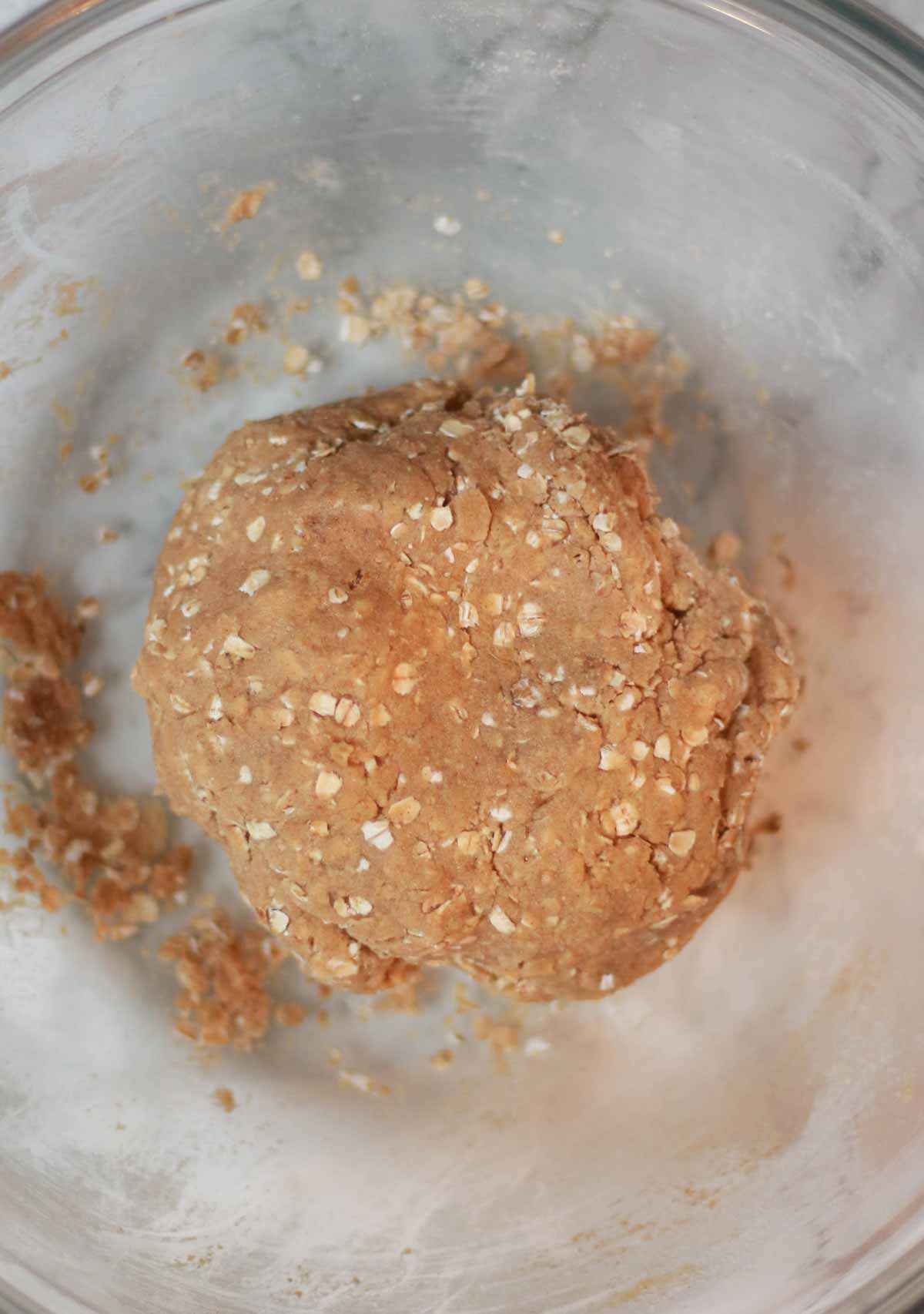 Ball Of Oatmeal Cookie Dough