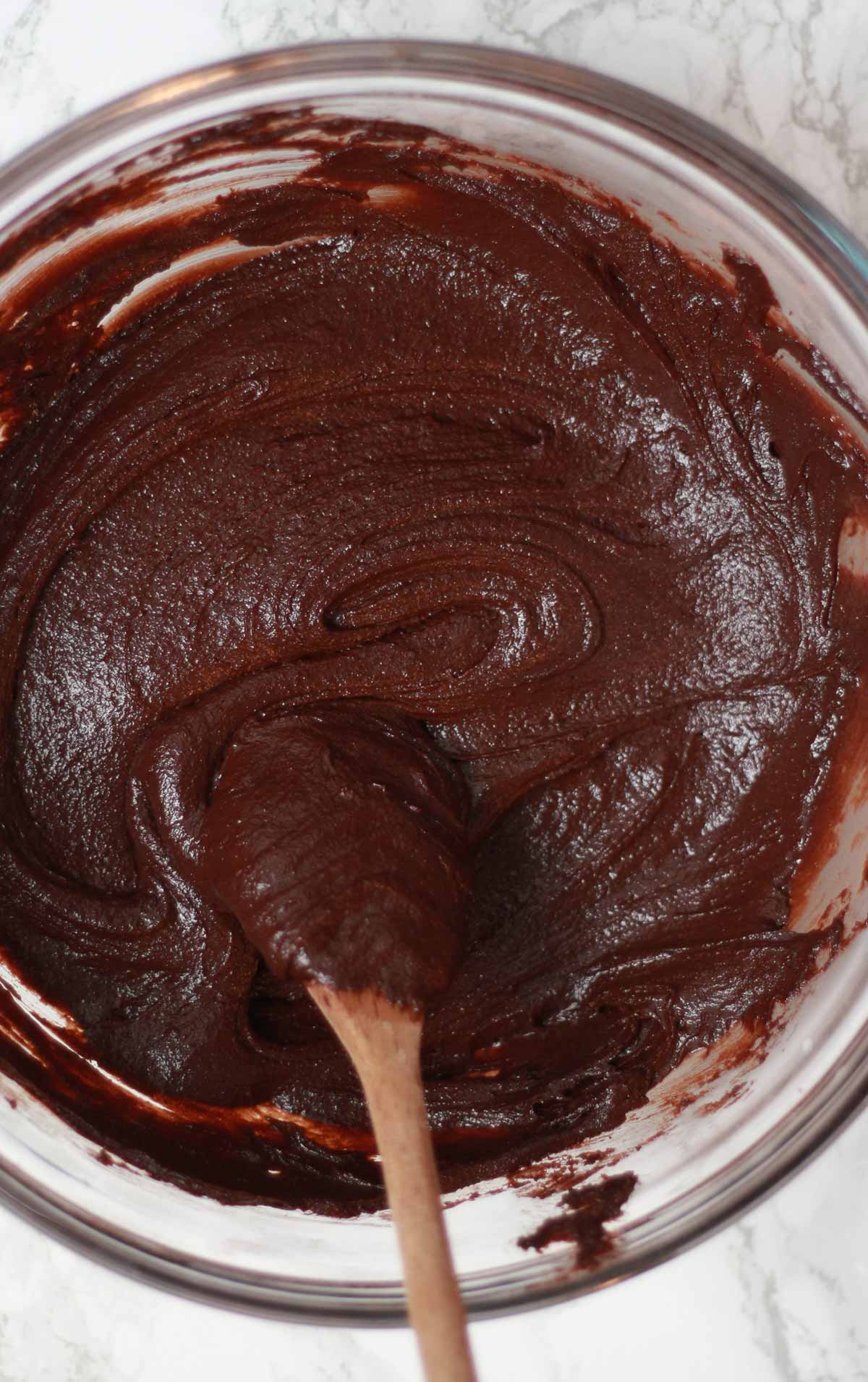 Brownie Batter In A Bowl