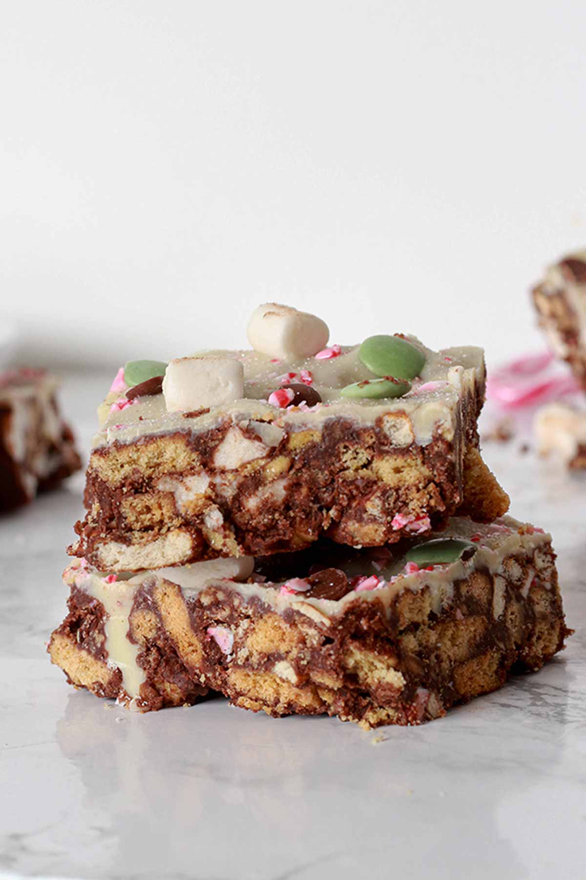 Stack Of 2 Pieces Of Rocky Road