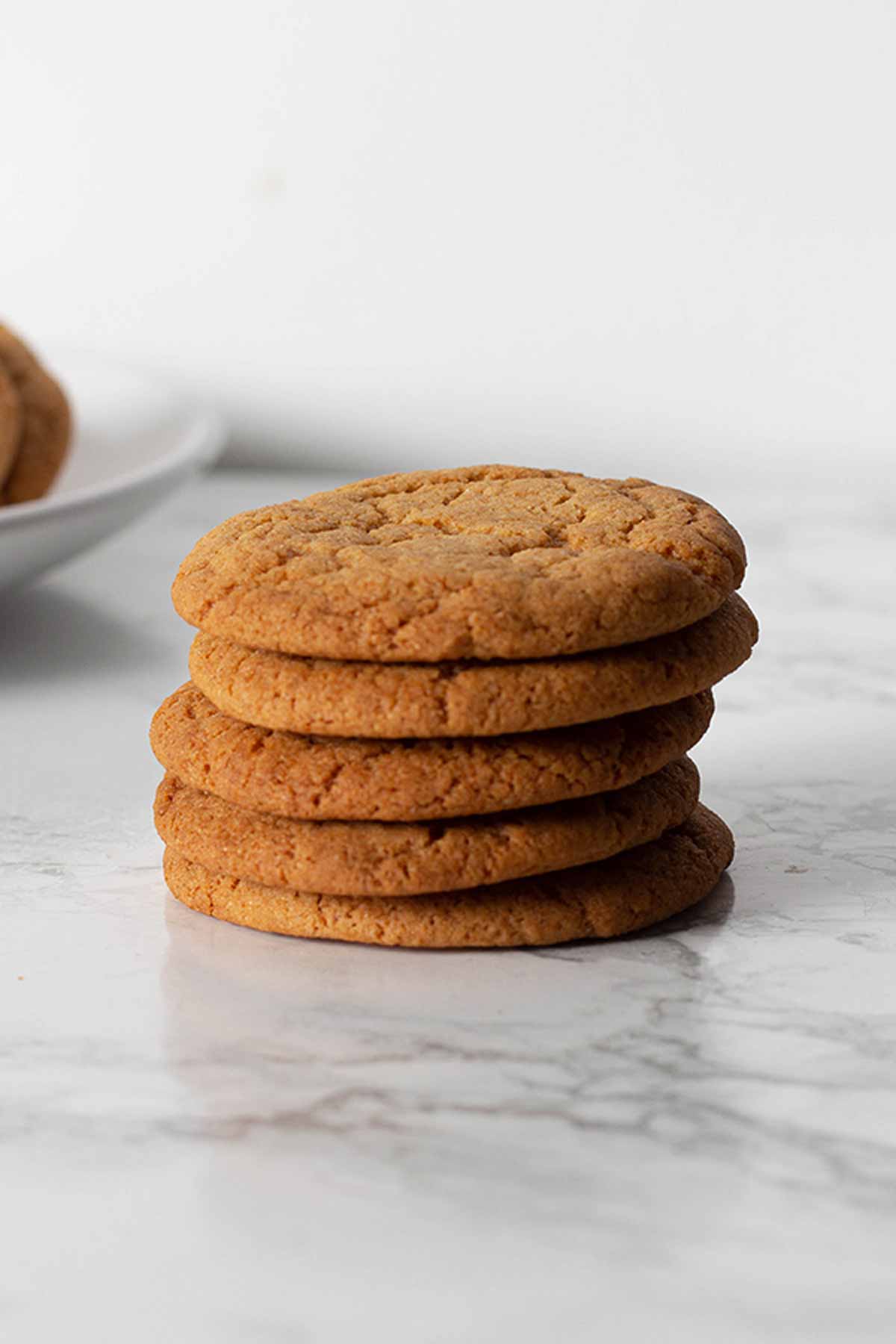 Stack Of 5 Gingernut Biscuits