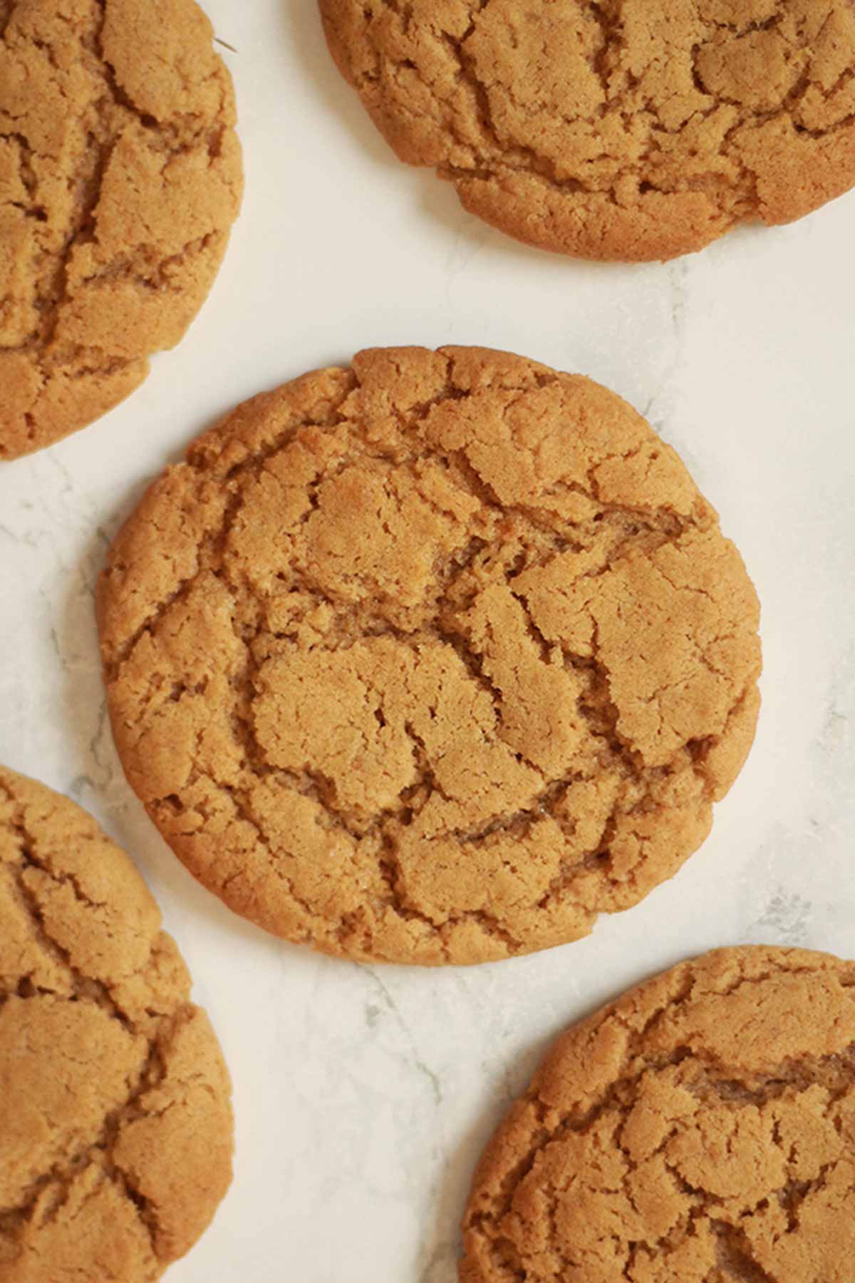Vegan Chai Cookies On A White Surface