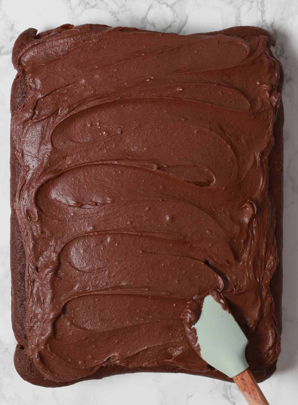 Chocolate Buttercream On Top Of Cake