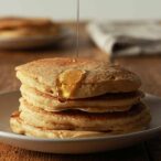 Thumbnail image of a stack of pancakes with syrup dripping down them