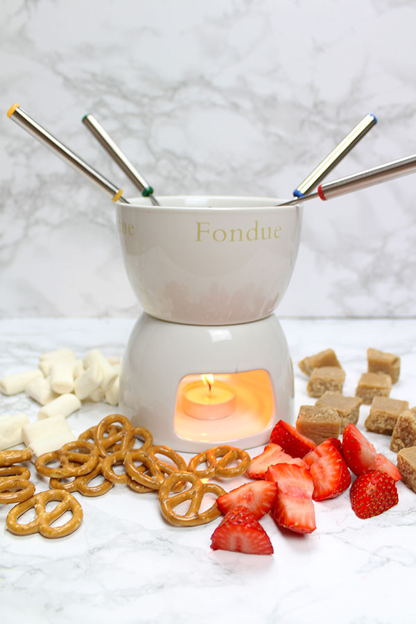 vegan chocolate fondue recipe!