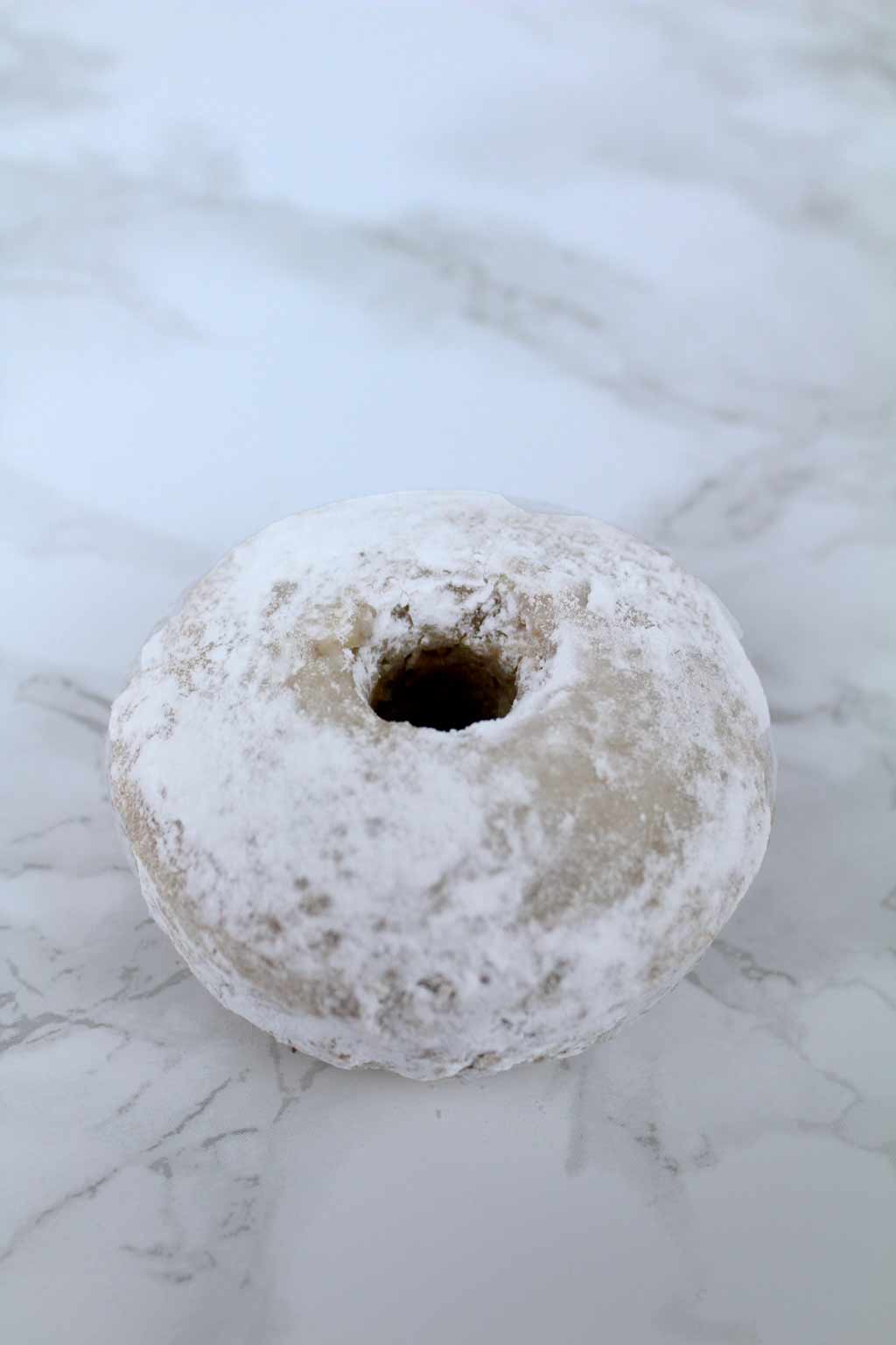 vegan powder donut