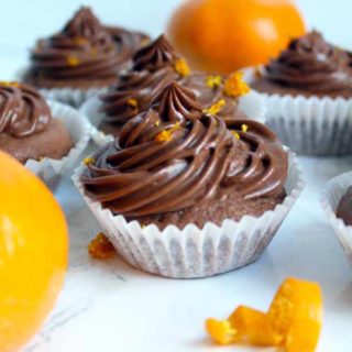 Vegan Chocolate Orange Cupcakes - BakedbyClo | Vegan Dessert Blog