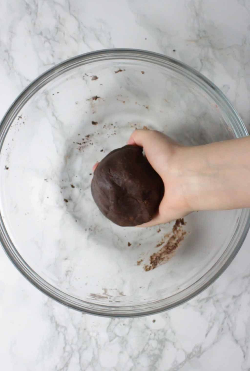 A Ball Of Chocolate Cookie Dough