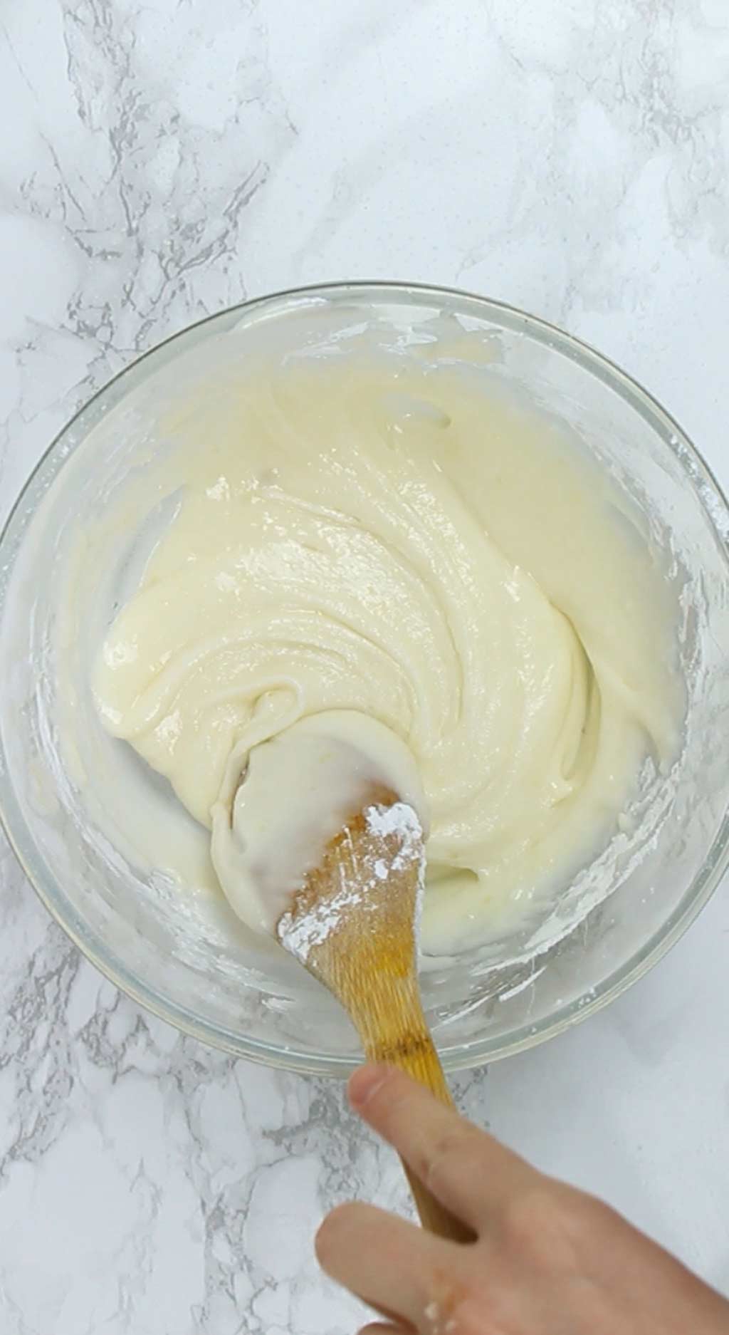 fondant in a bowl