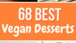 Pinterest pin- images of various desserts with text that reads 