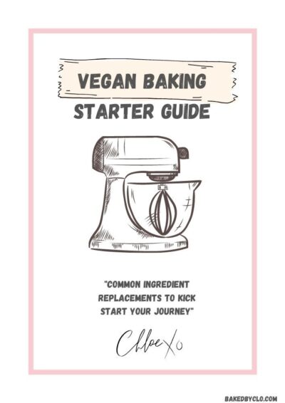 Optin Form Bakedbyclo Vegan Baking Starter E Book Cover