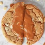 thumbnail of a cookie with melted Biscoff spread filling