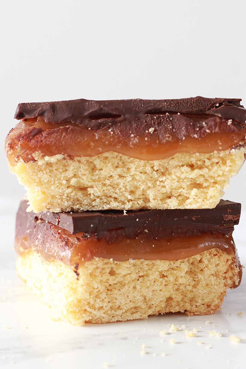 Millionaire's Shortbread With Caramel Inside