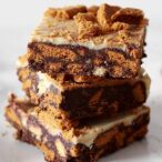 Thumbnail Of Vegan Biscoff Tiffin Slices Stacked