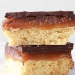 Vegan Condensed Milk Caramel In The Middle Of A Caramel Slice