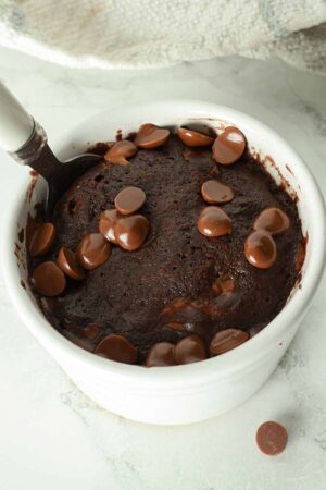 Vegan Chocolate Mug Cake - BakedbyClo | Vegan Dessert Blog
