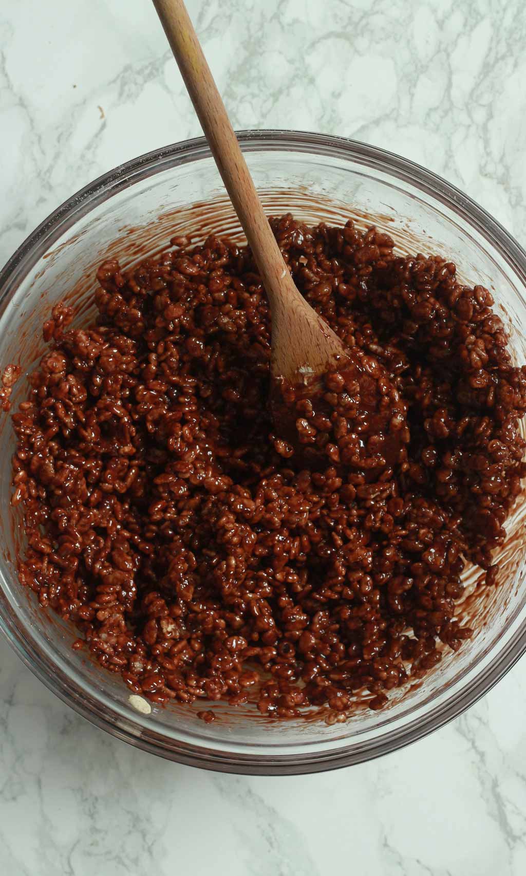 Chocolate Covered Rice Krispies In A Bowl