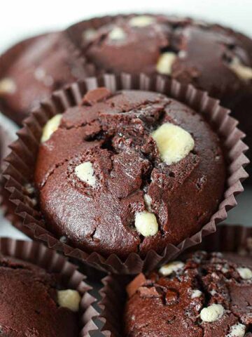 Thumbnail Image Of Vegan Double Chocolate Chip Muffins