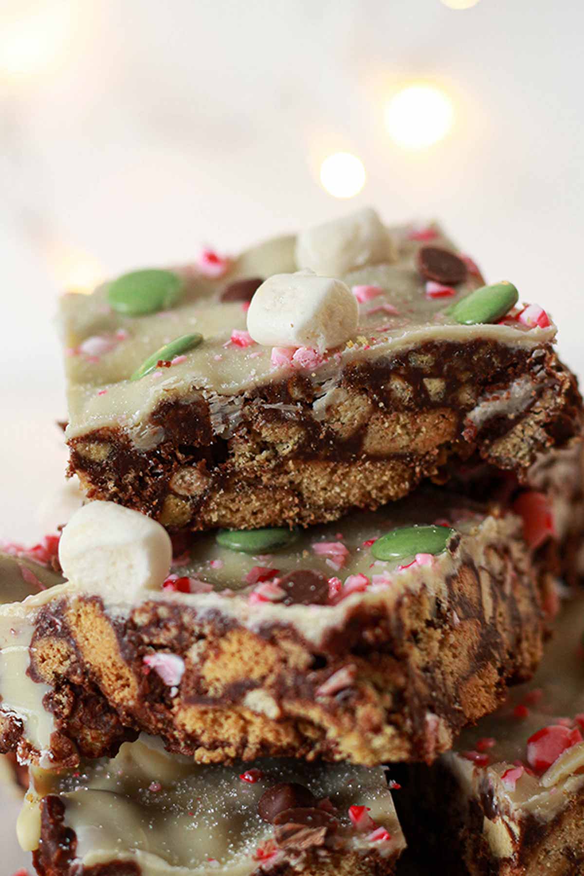 Pile Of Vegan Christmas Rocky Road