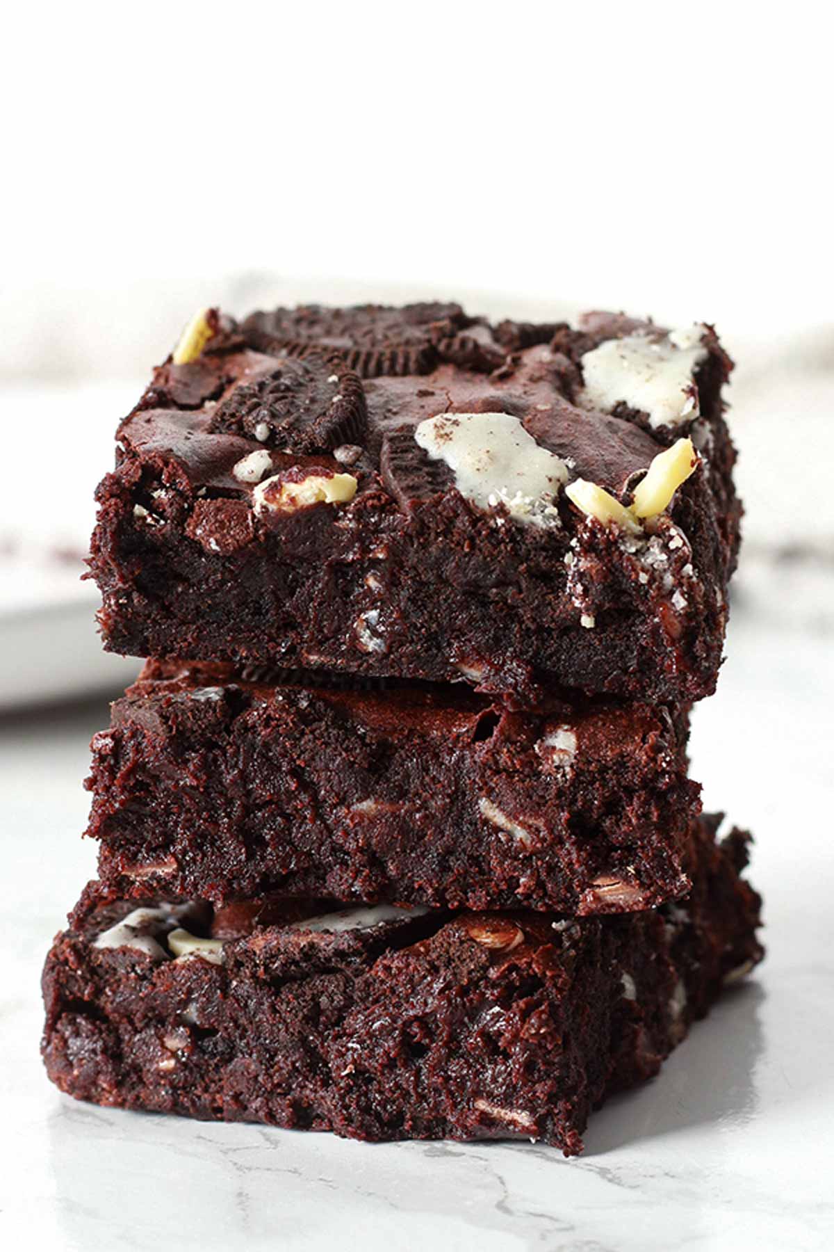 Stack Of 3 Oreo Brownies