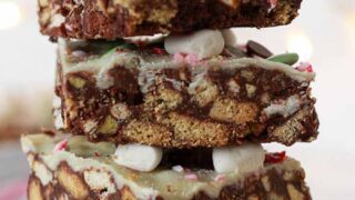 Thumbnail Image Of Stack Of Vegan Christmas Rocky Road Squares