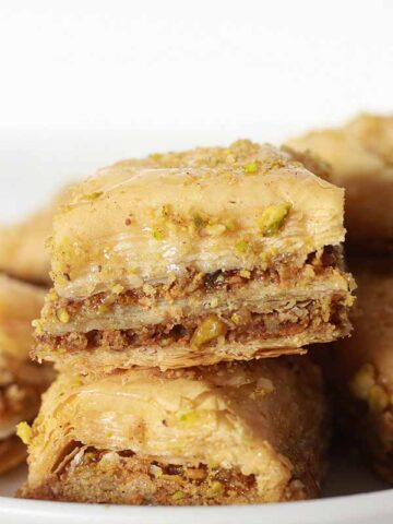 Thumbnail Of Baklava On A Plate