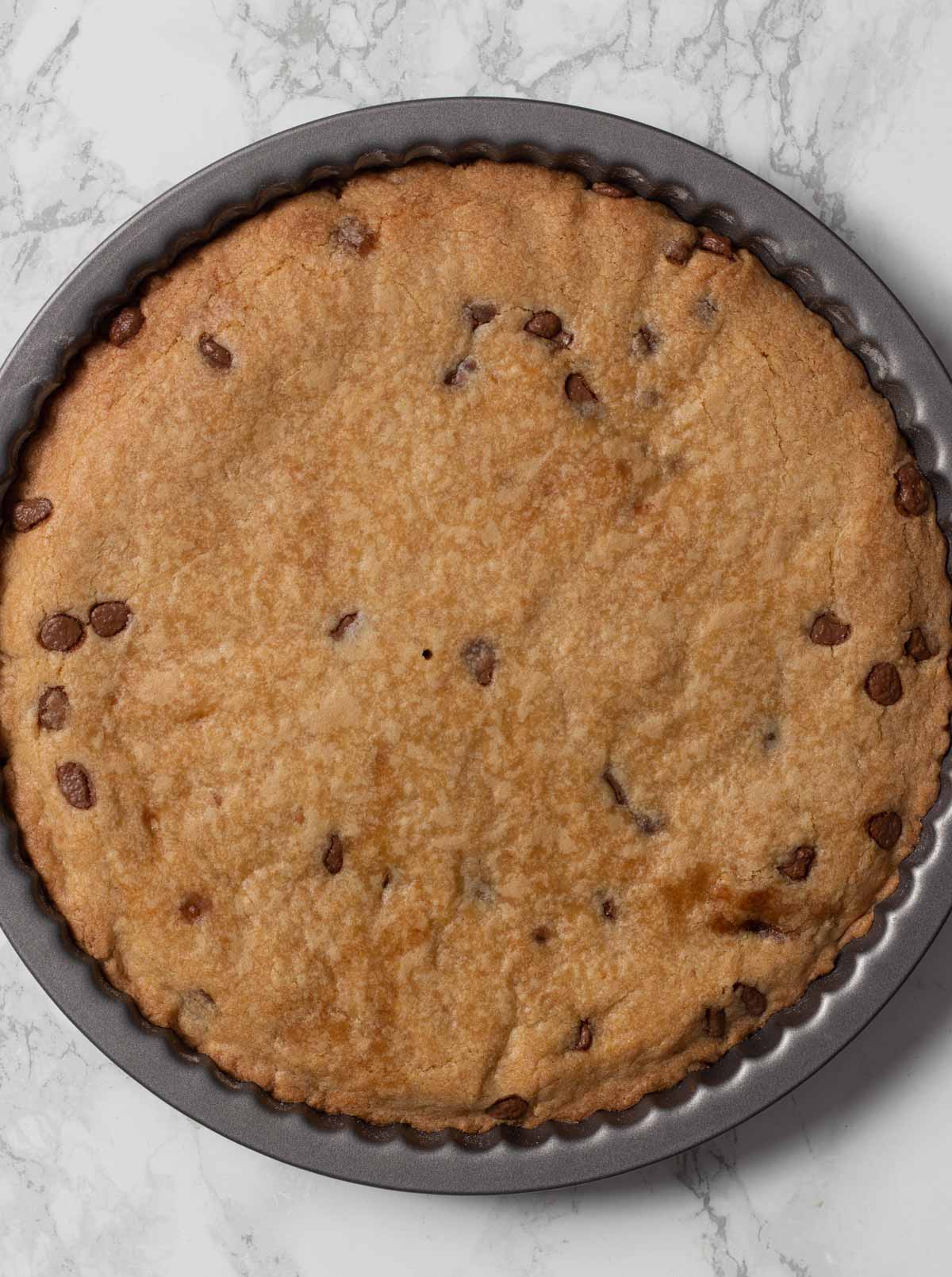Baked Giant Cookie In Tin