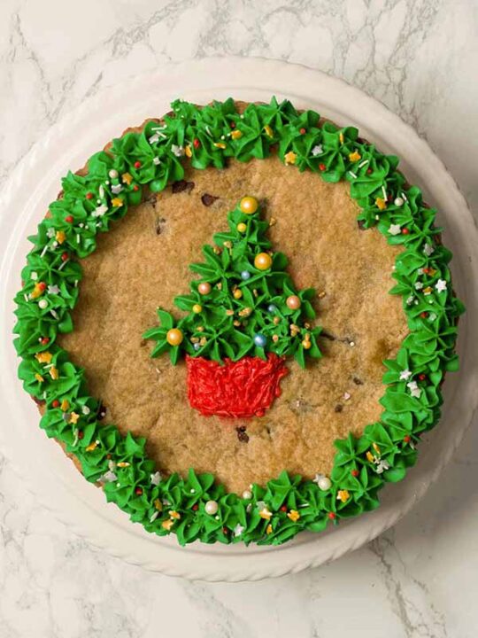 Thumbnail Image Of Vegan Christmas Cookie Cake