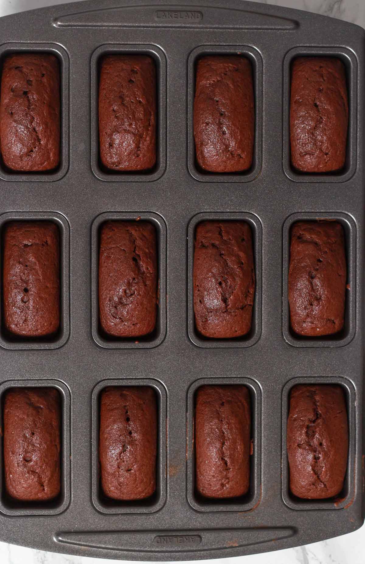Baked Loaf Cakes In Tin