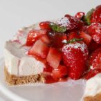 Dairy Free Strawberry Cheesecake Thumbnail Image