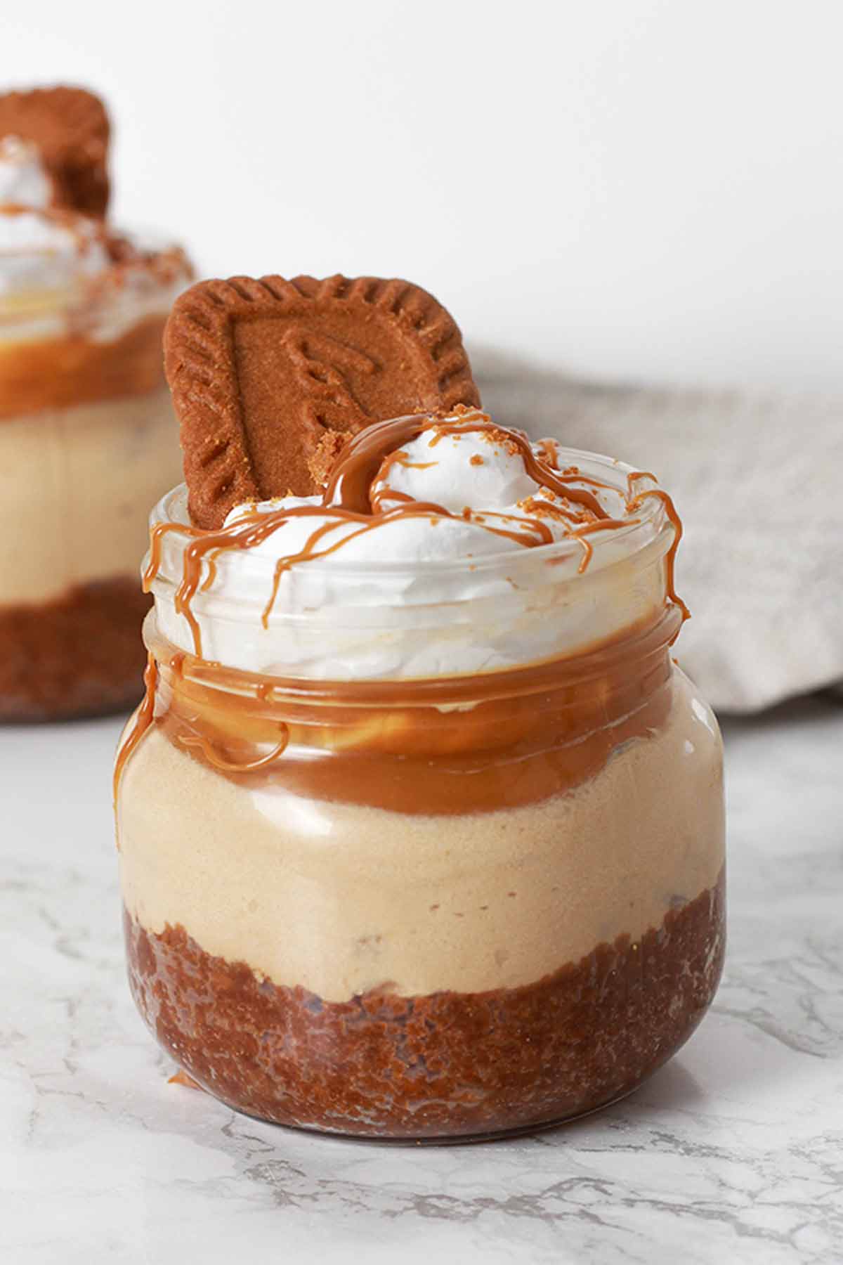 Vegan Mini Biscoff Cheesecakes for edible gift