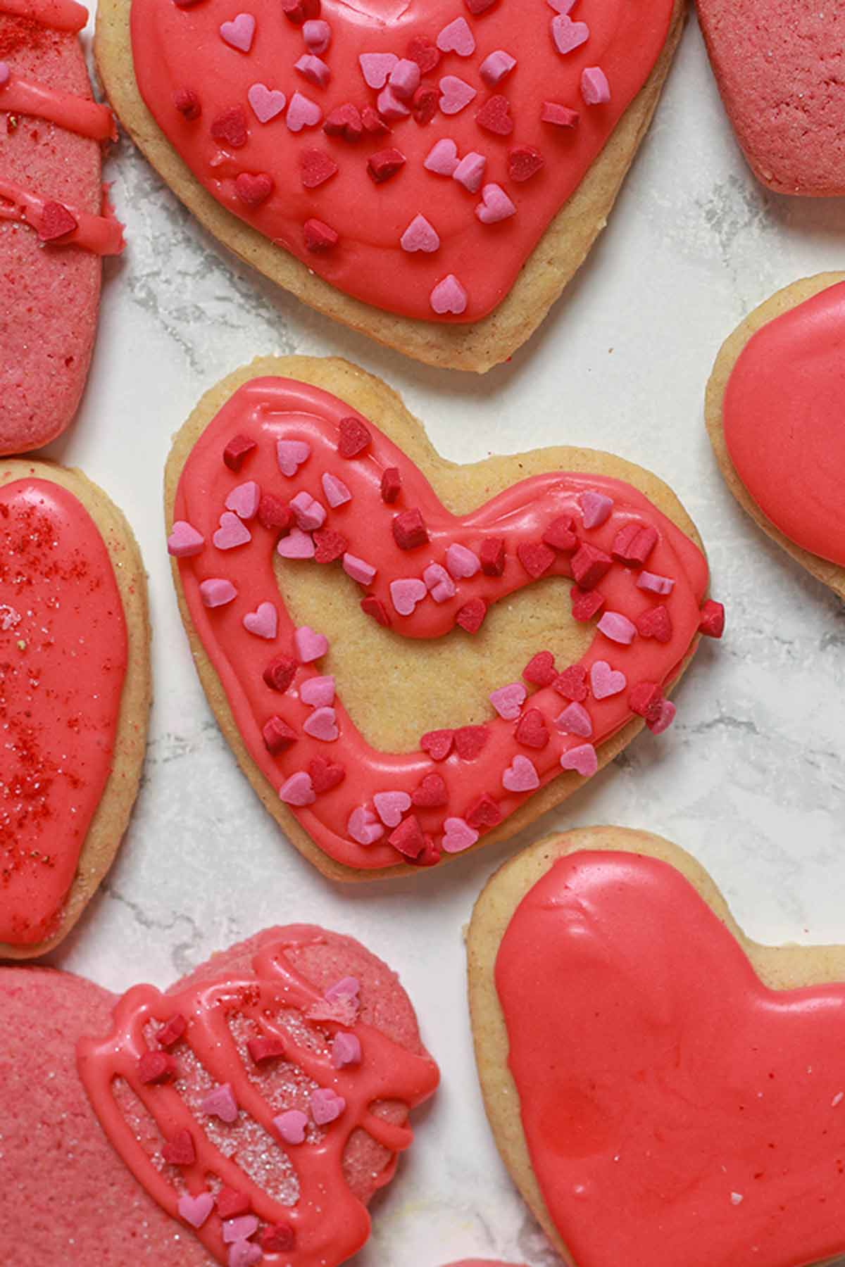 Heart Shaped Vegan Valentine's Day Cookies - BakedbyClo | Vegan Dessert ...