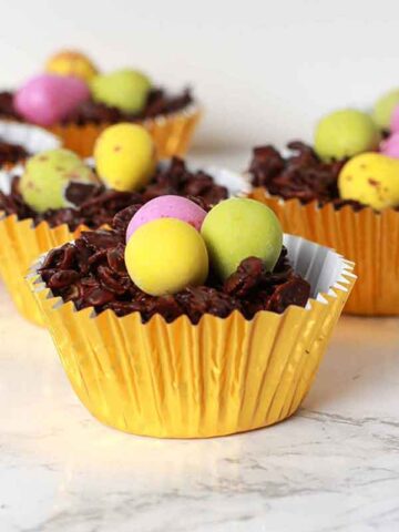 Thumbnail image of nest cake in foil wrapper