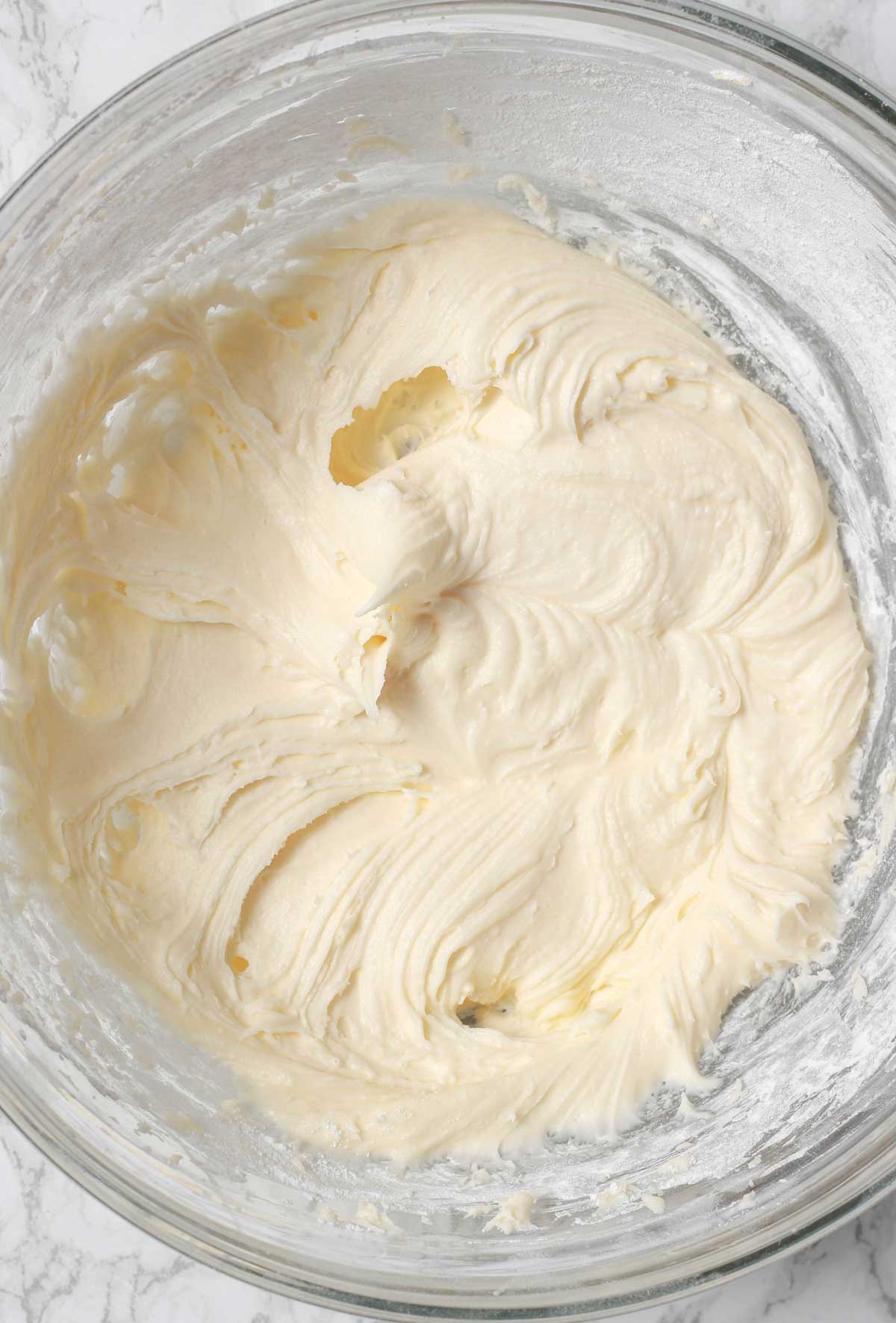 Bowl Of Dairy Free Cream Cheese Icing