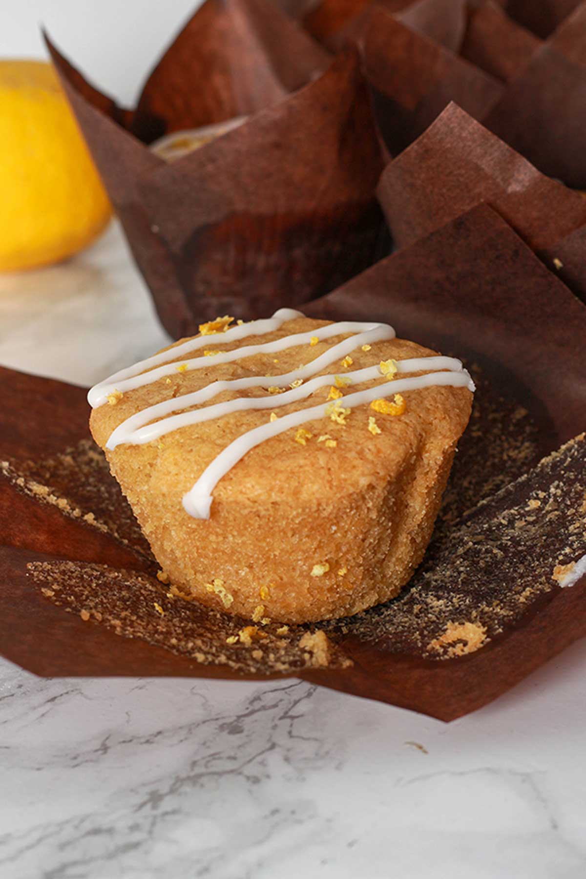 Unwrapped Lemon Muffin