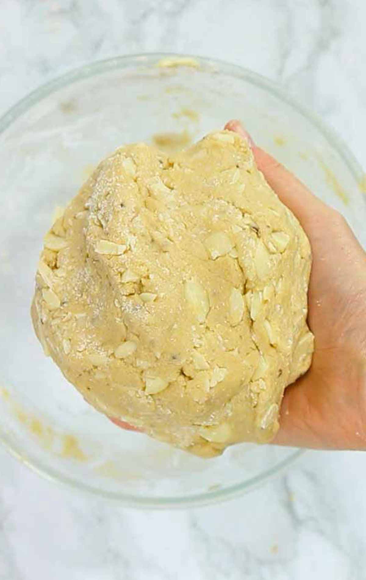 A Ball Of Eggless Cookie Dough