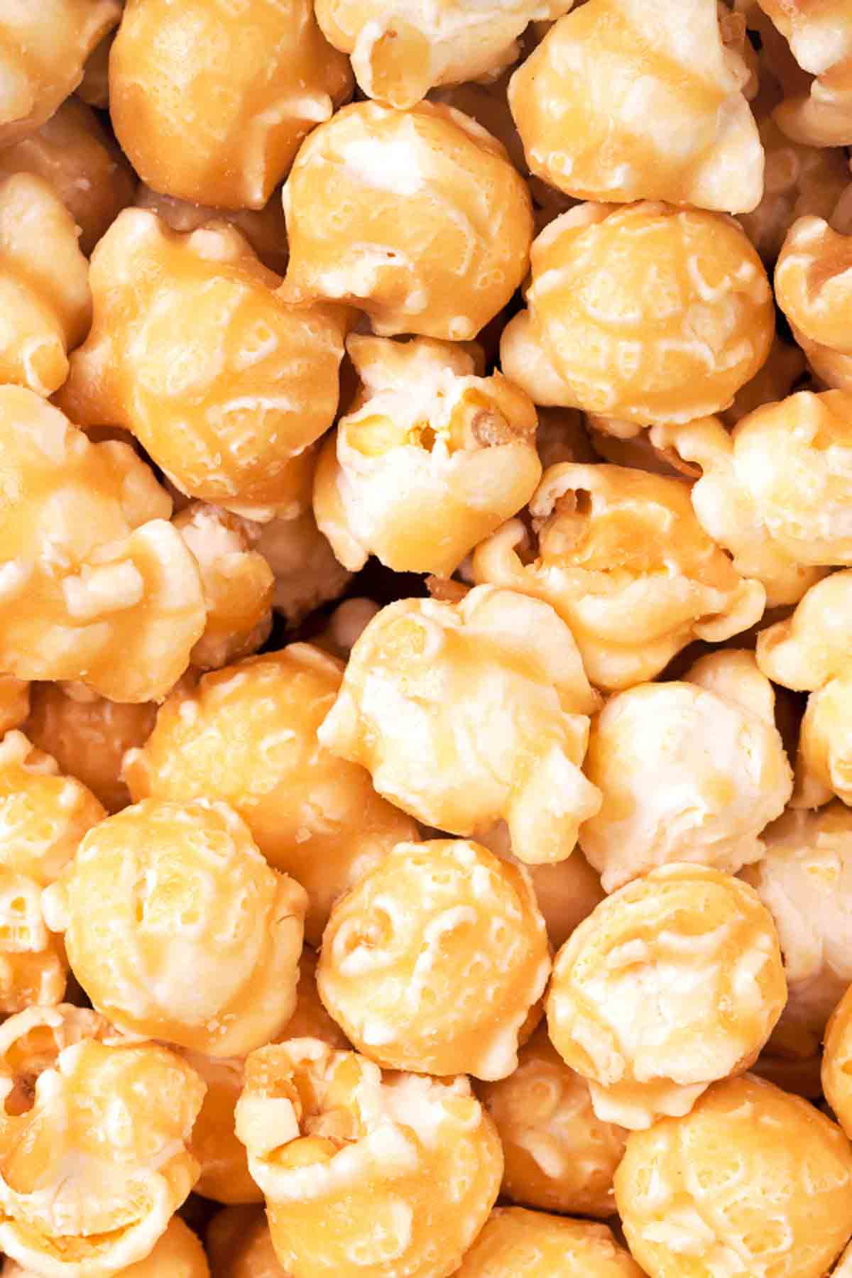 Close Up Of Vegan Toffee Popcorn