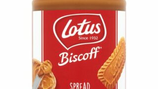 jar of Lotus Biscoff spread