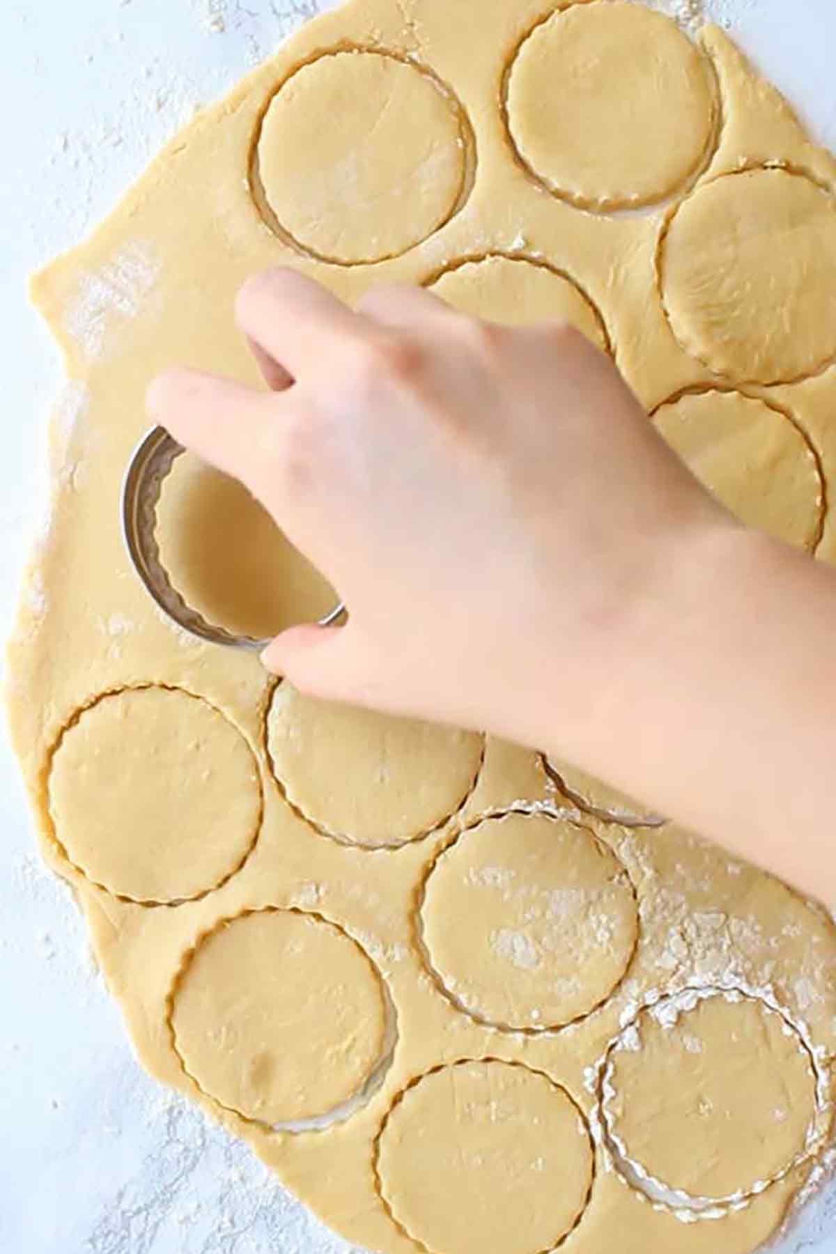 Cutting Circles Out Of Dough