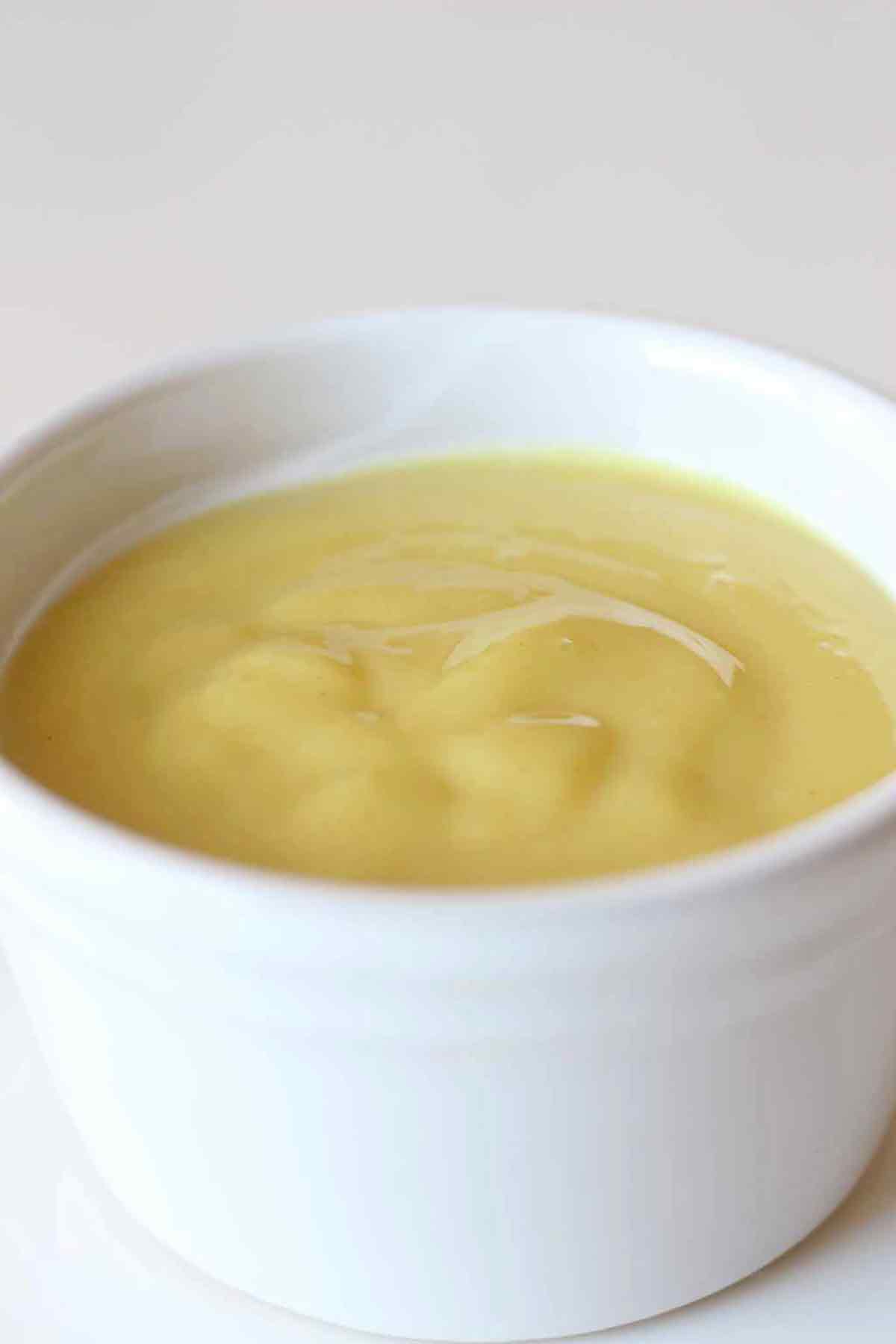 Ramekin Full Of vegan Custard